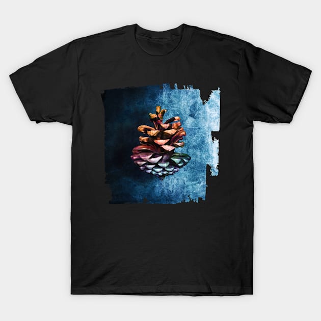 Pine cone distressed T-Shirt by PallKris